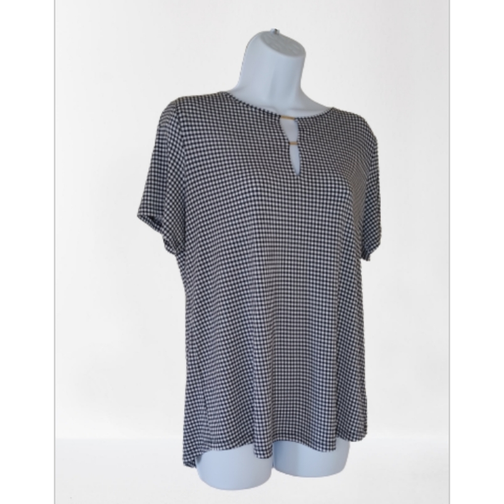 MICHAEL Michael Kors plaid shirt, sz S